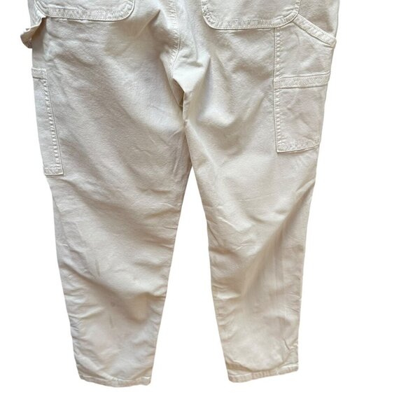 American Eagle‎ Stretch Cream Cargo Pants Lagenlook Boho Women's Size 2 - Picture 7 of 9